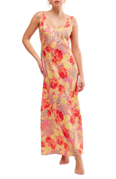 Worth the Wait Floral Maxi Dress