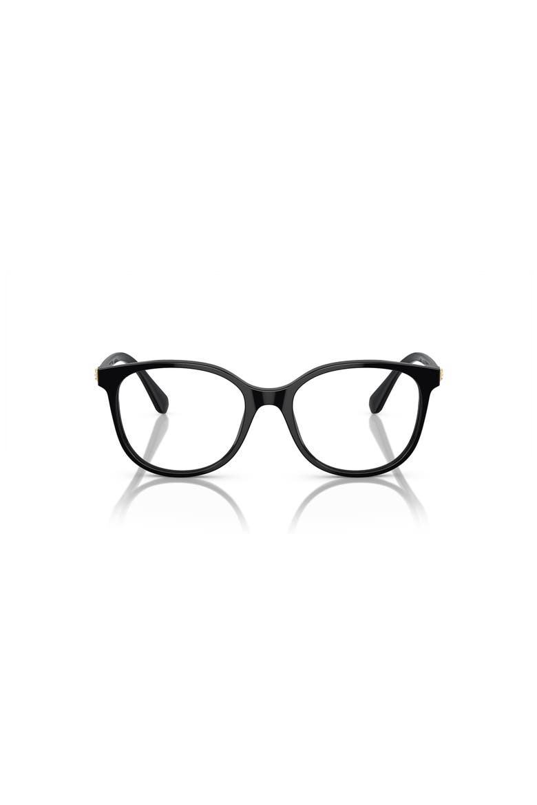 51mm Square optical glasses, Alternate, color, Black