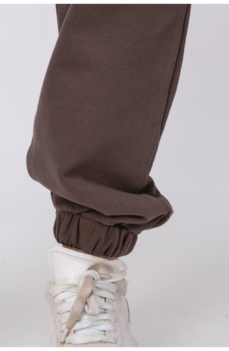 Twill Active Organic Cotton Classic Wellness Jogger, Alternate, color, Chocolate Brown