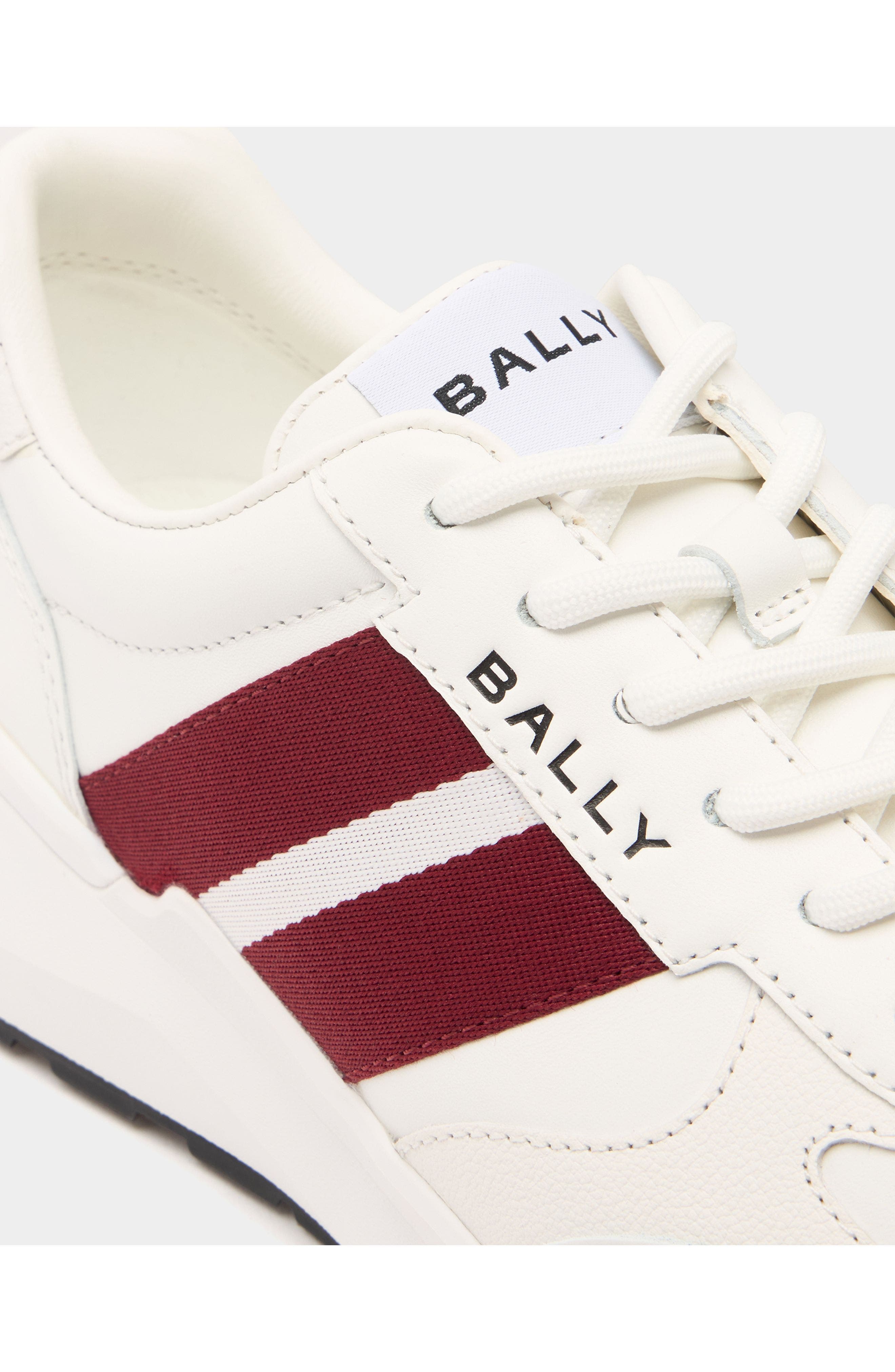 Bally Sylen Sneaker in Leather, Alternate, color, White