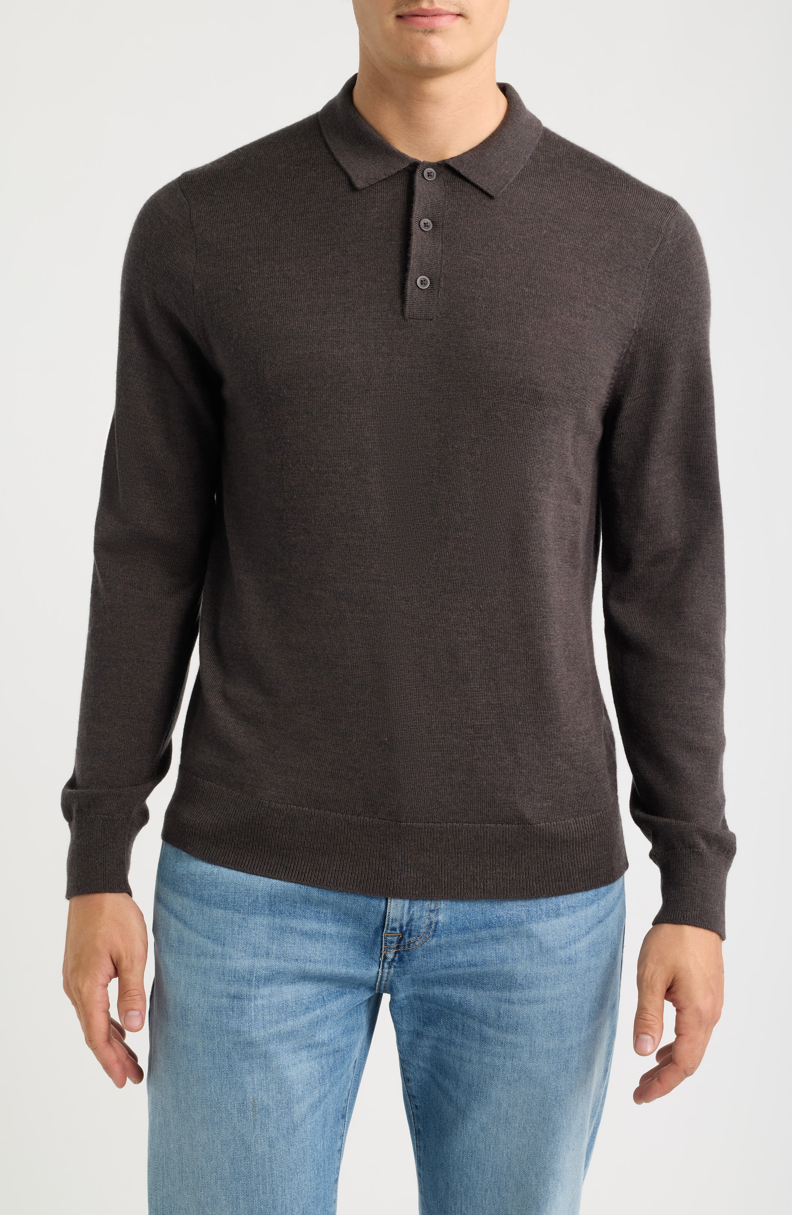 BROWN DARK HEATHER