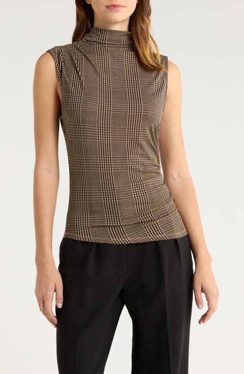 Mylie Mock Neck Sleeveless Top