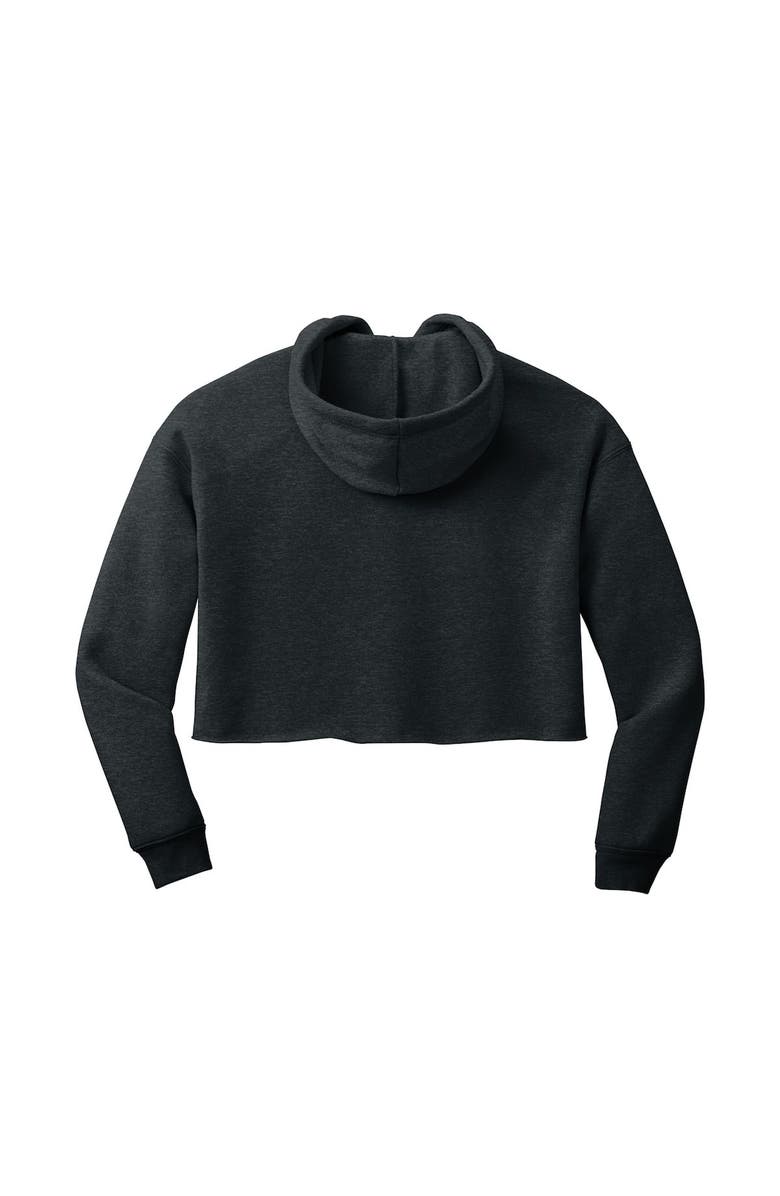 WEAR by Erin Andrews Women's WEAR by Erin Andrews Heathered Charcoal Los Angeles Rams Super Bowl LVI Champions We Are The Champs Cropped Pullover Hoodie, Alternate, color,