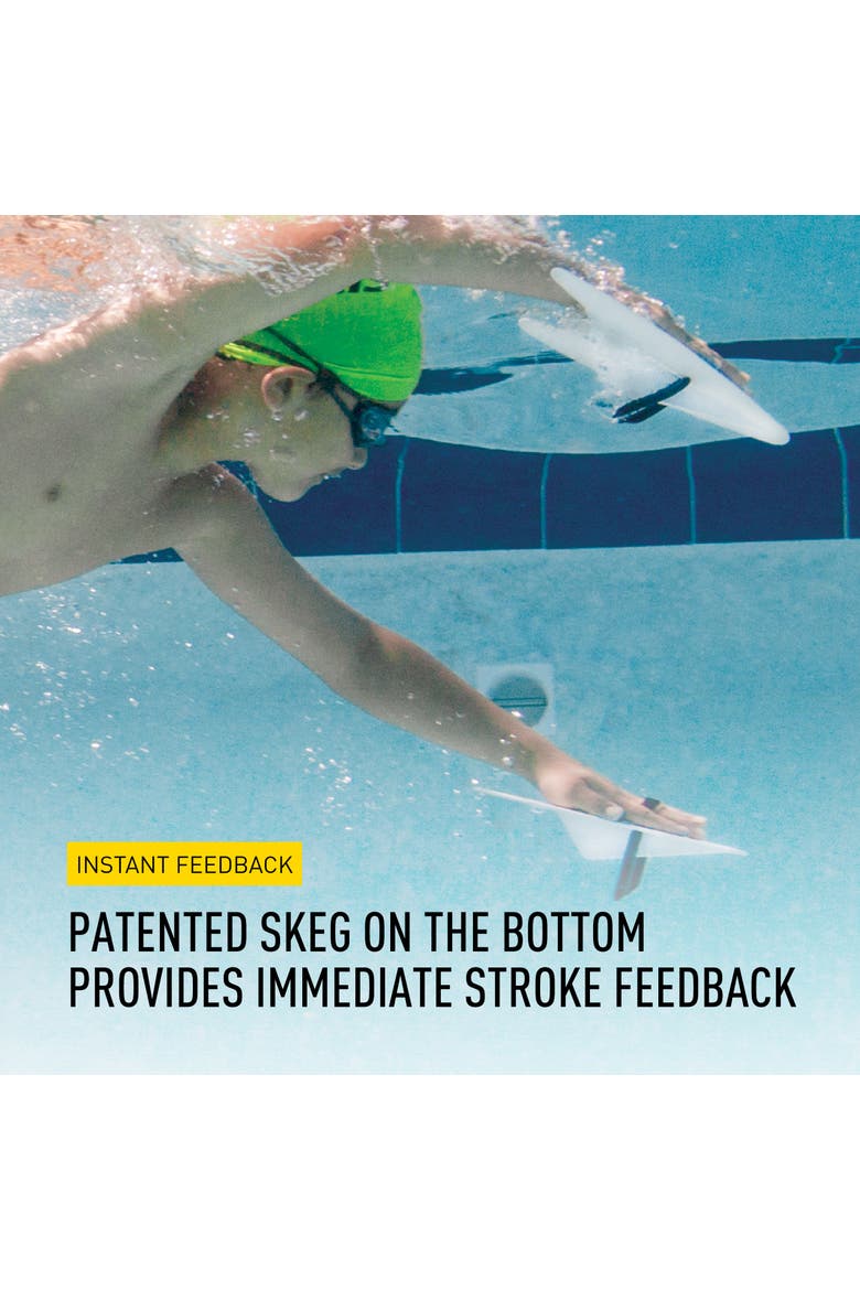 Freestyler Hand Paddles Freestyle Swim Training Aid Improves Stroke Technique, Alternate, color, White
