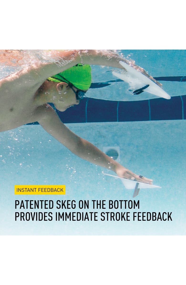 FINIS Freestyler Hand Paddles Freestyle Swim Training Aid Improves Stroke Technique, Alternate, color, White