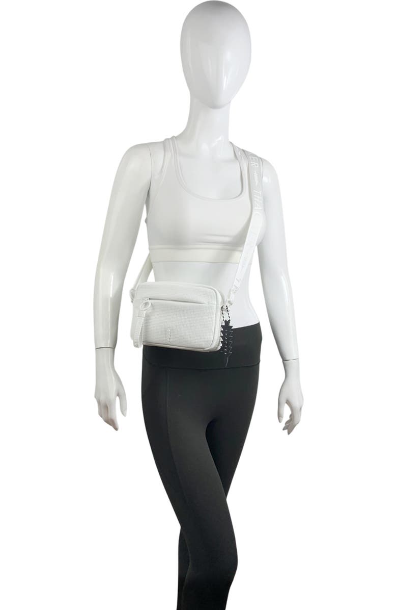 Thacker Ella Faux Leather Camera Bag, Alternate, color, White Perforation