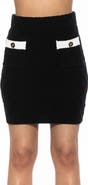 Alexia Admor Pattern Knit Miniskirt