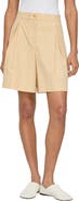 Lafayette 148 New York Jane Pleated Wide Leg Shorts