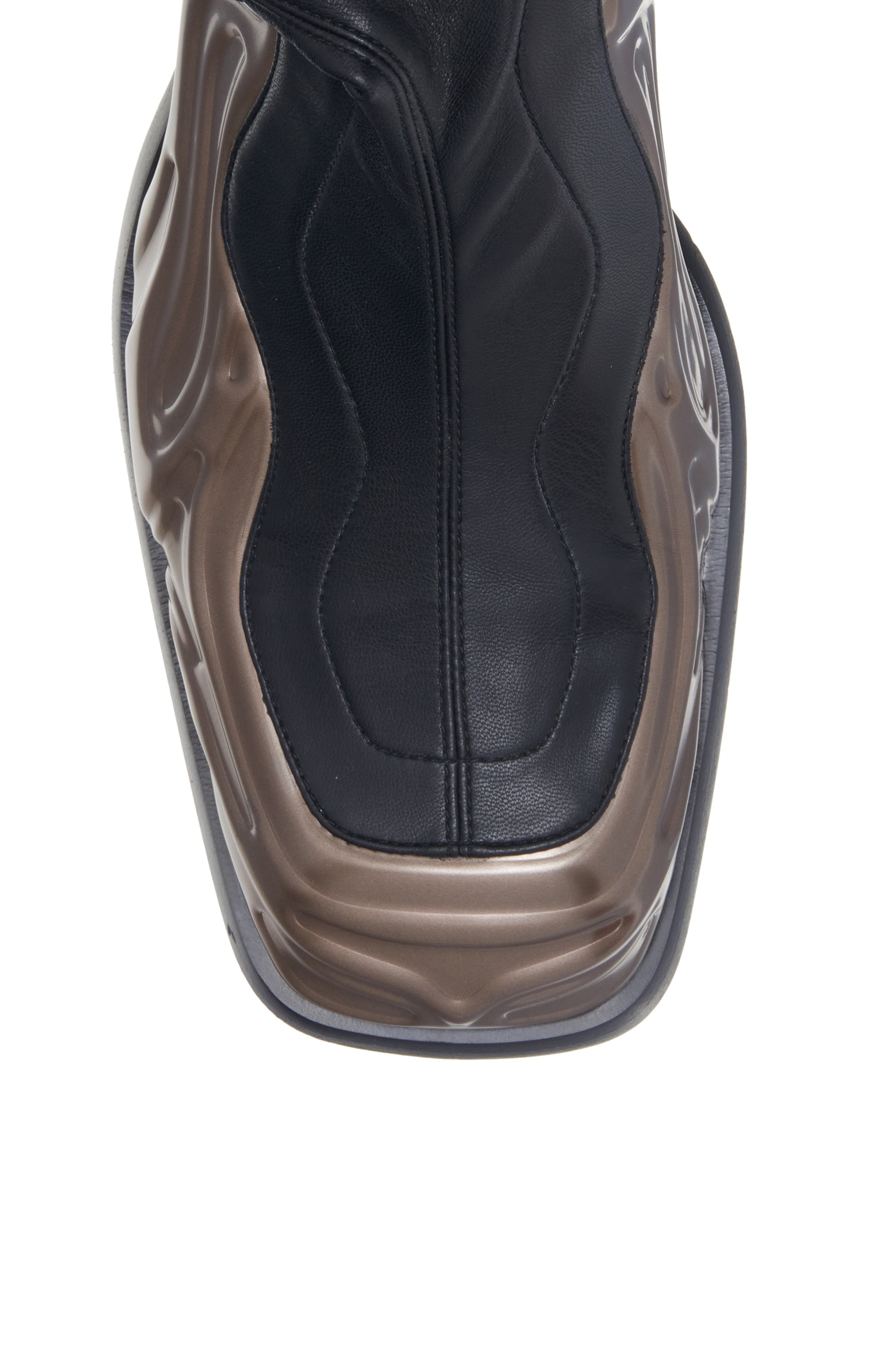 Versace Molded Foam Square Toe Boot, Alternate, color, 