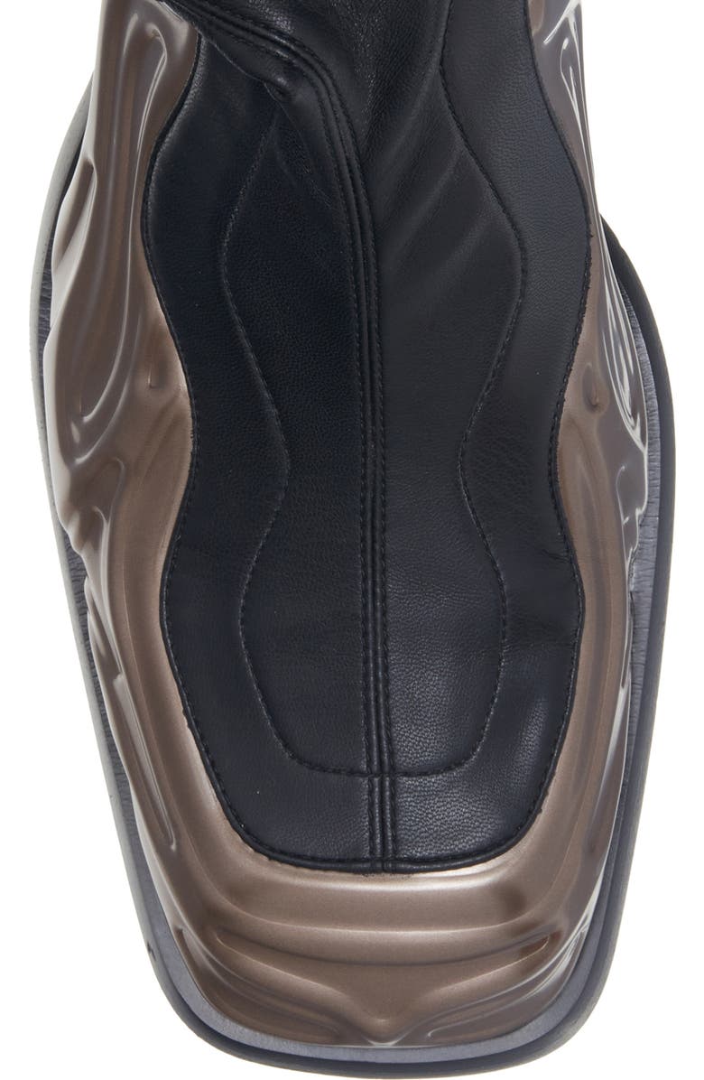 Versace Molded Foam Square Toe Boot, Alternate, color,