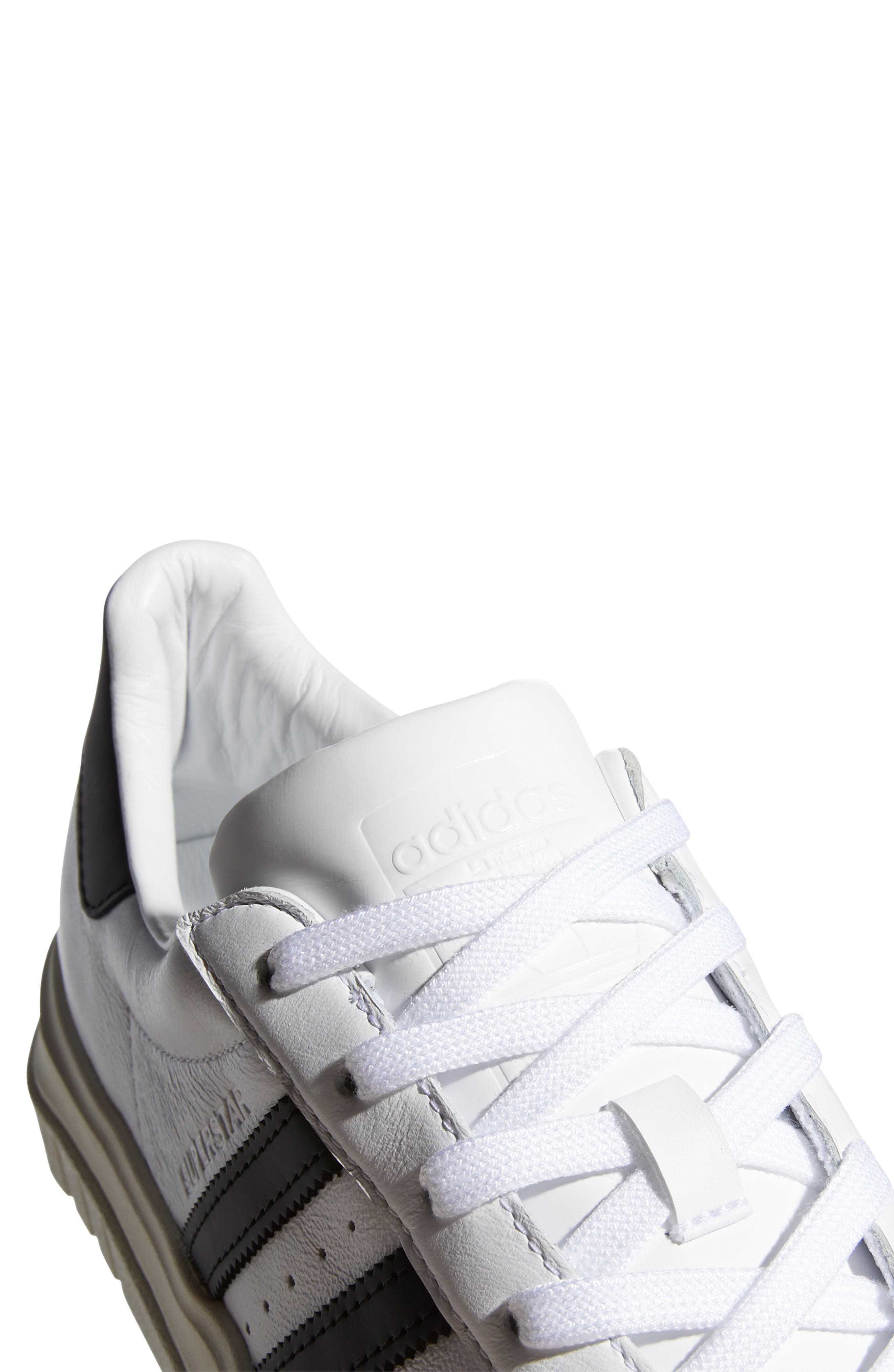 Y-3 adidas Beyoncé Superstar Platform Sneaker, Alternate, color, White/ Core Black/ Off White