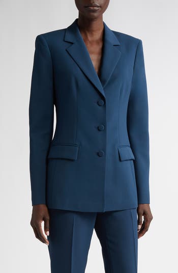 【PORTERNA】Norman Button Blazer Lafayette 148 New York Single Breasted Three Button Blazer