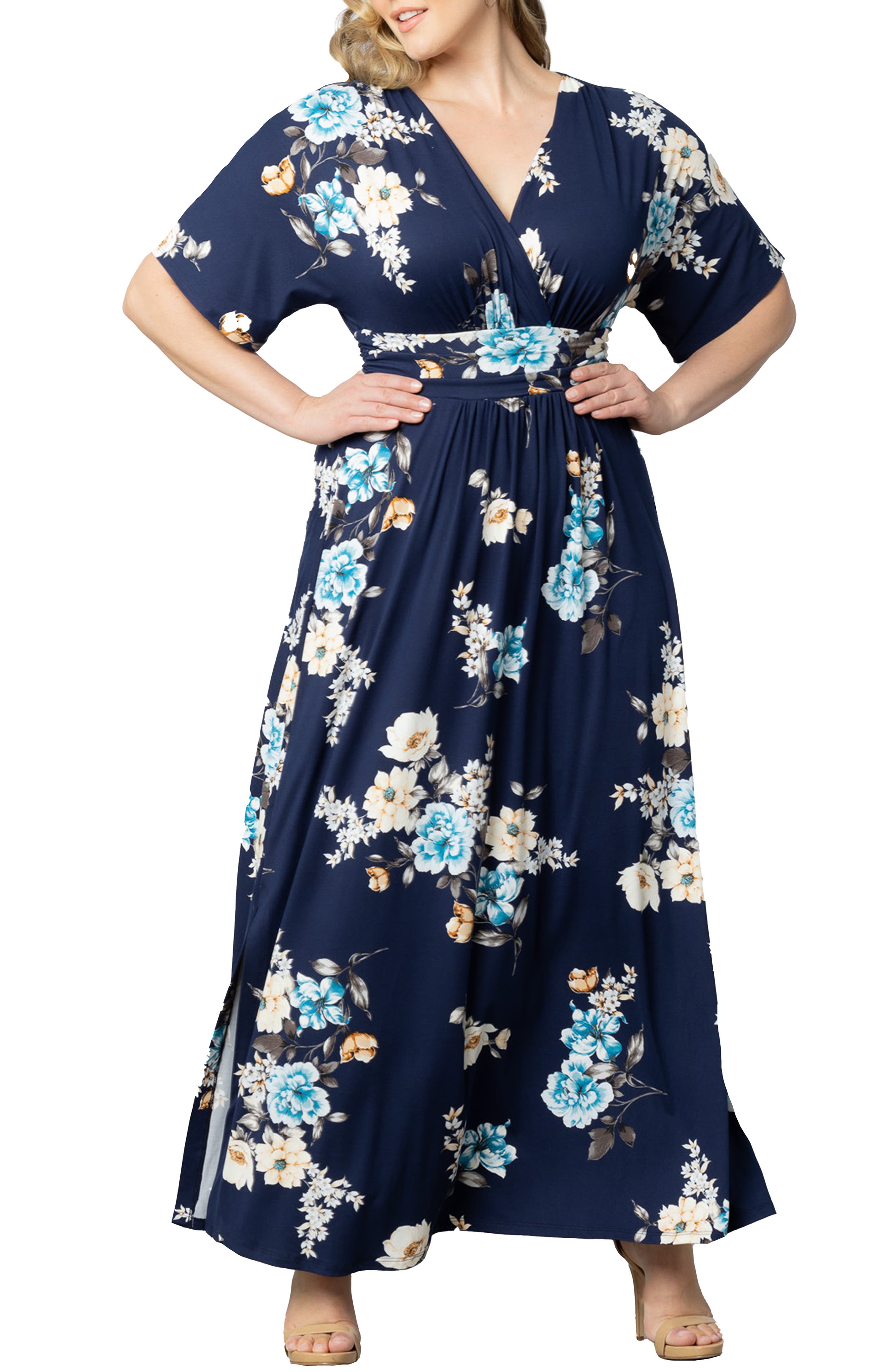 NAVY FLORAL PRINT