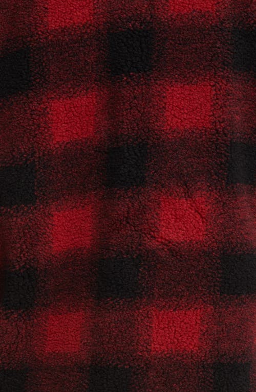 Pendleton Women's Windom Stand-collar Plaid Jacket In Red/black Buffalo