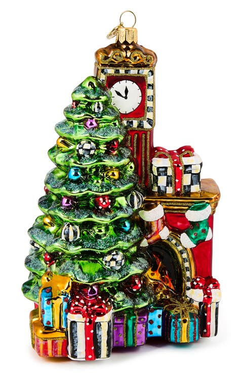 Fireplace Glass Ornament