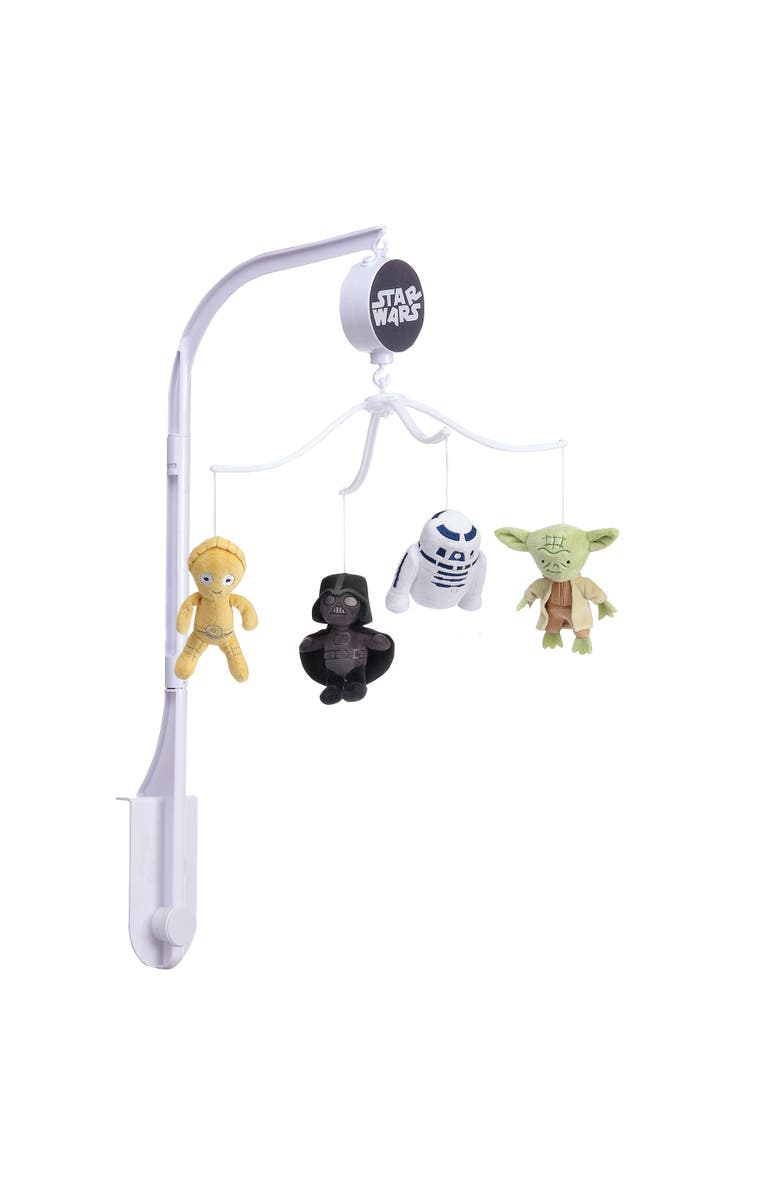 Lambs & Ivy Star Wars Classic Musical Baby Crib Mobile Soother Toy, Alternate, color, Multicolor