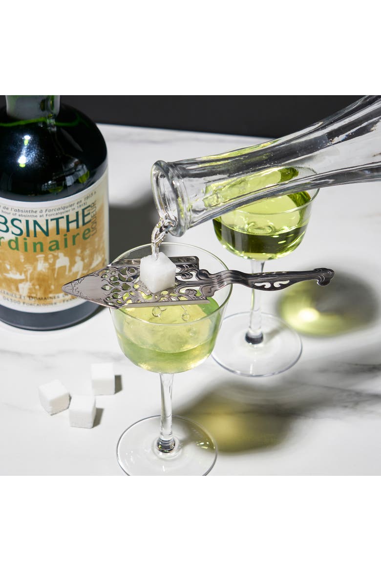 Absinthe Spoon in Stainless Steel, Alternate, color, Silver