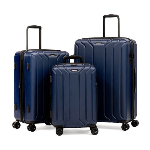 New York 3 Piece Set (20" 24" 28") 4-Wheel Luggage Set + 3 packing cubes