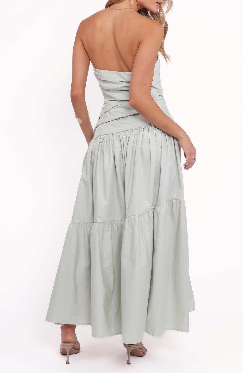 Petal & Pup Blanche Strapless Maxi Dress, Alternate, color,