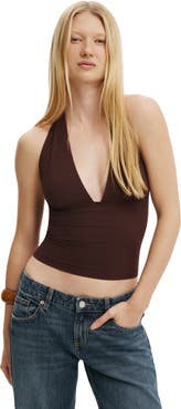 Cotton On Women's Hold Me Gathered Halter