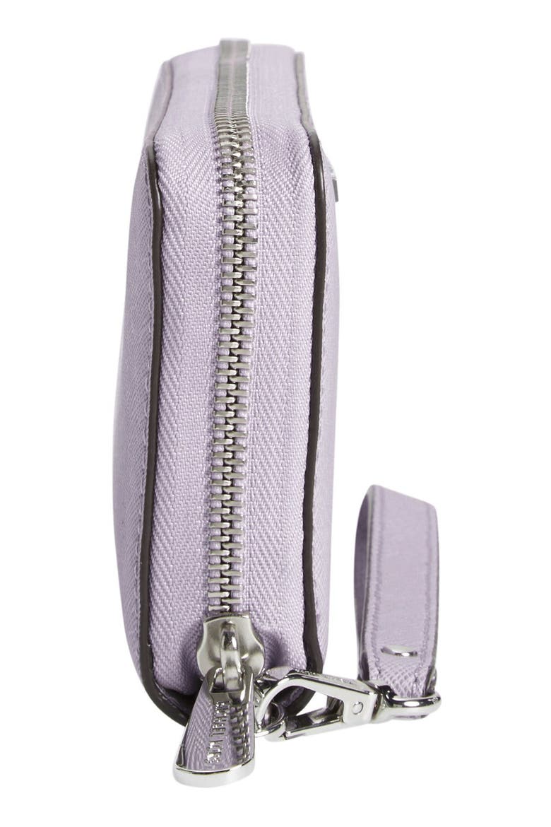 'Jet Set' Travel Wallet, Alternate, color, LILAC/ SILVER
