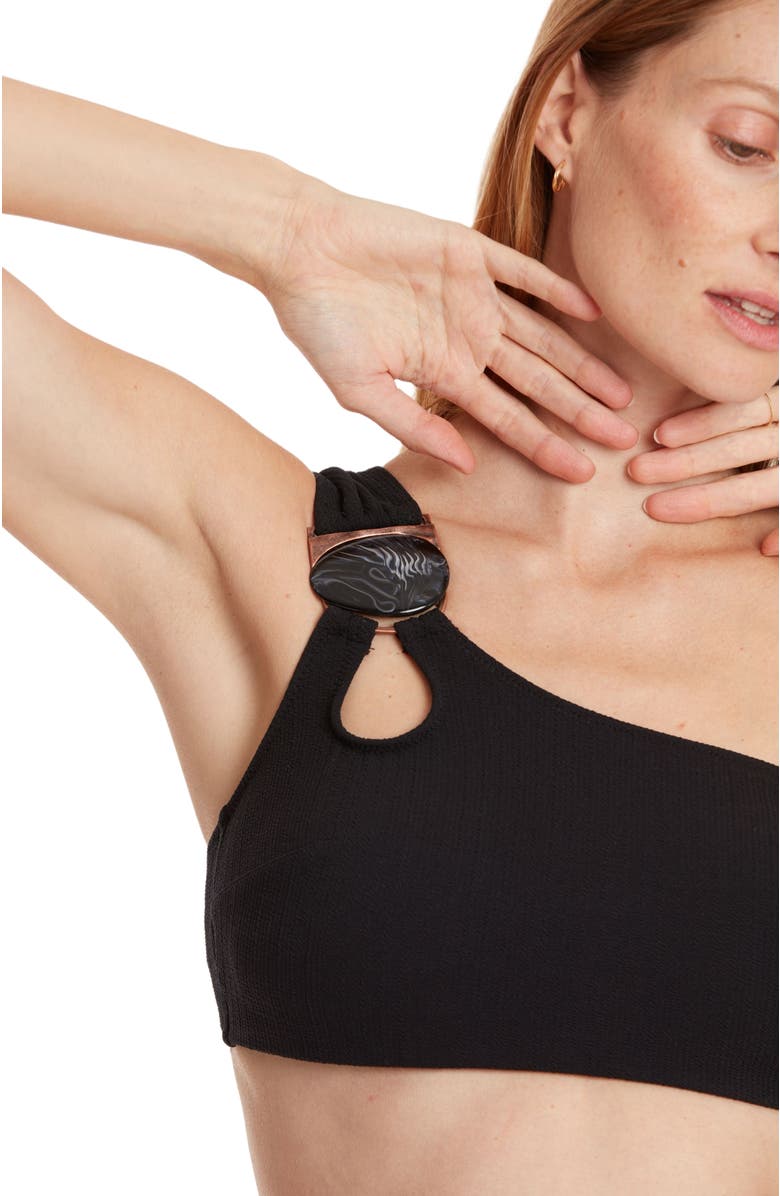 Cache Coeur Bayside Maternity bikini, Alternate, color, Black