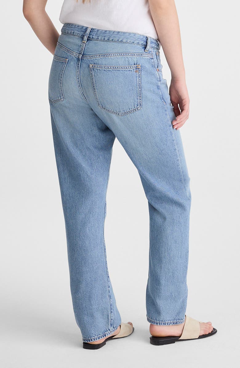 Madewell The Dean Easy Straight Airy Denim Jeans, Alternate, color, Faded Horizon Wash