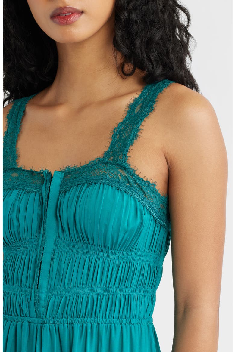 So in Love Slip Minidress, Alternate, color, TEAL SAPPHIRE