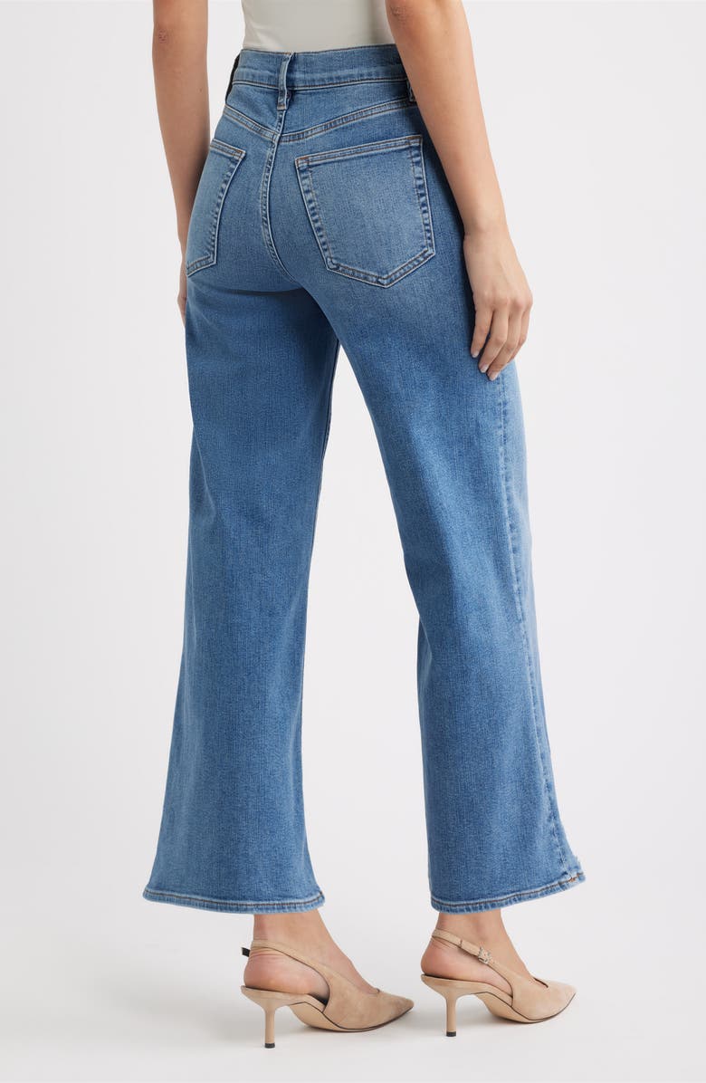 FRAME Le Pixie High Waist Slim Palazzo Jeans, Alternate, color, Gossamer