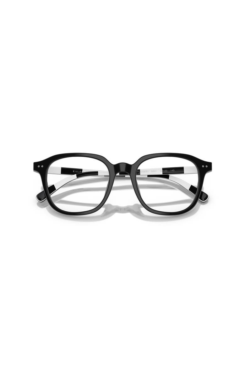 50mm Round optical glasses, Alternate, color, Black