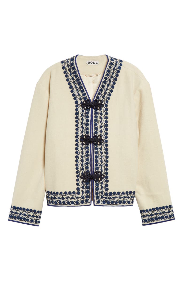 Bode Caracalla Vine Wool Jacket, Main, color, 