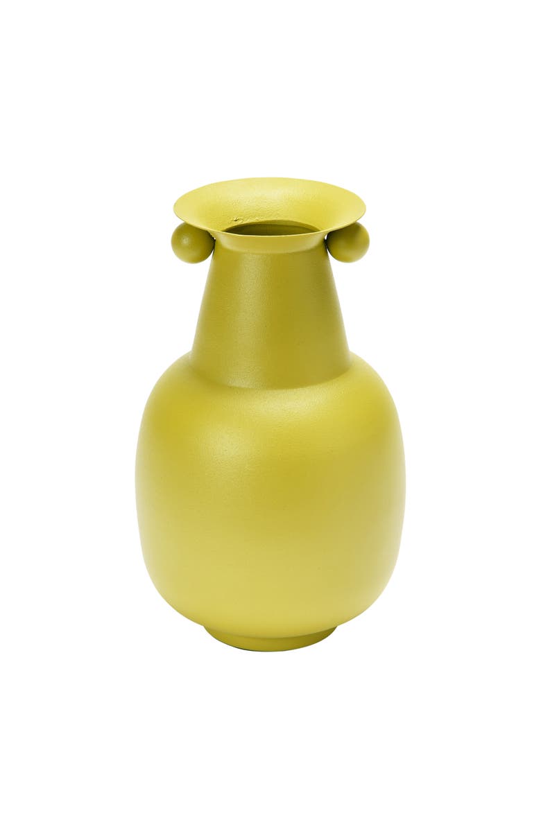 Storied Home Textured Metal Vase, Main, color, 