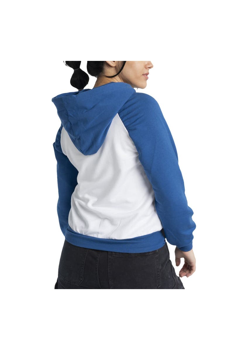 LUSSO Women's Lusso White Chicago Cubs Marlowe Tri-Blend Raglan Pullover Hoodie, Alternate, color, White