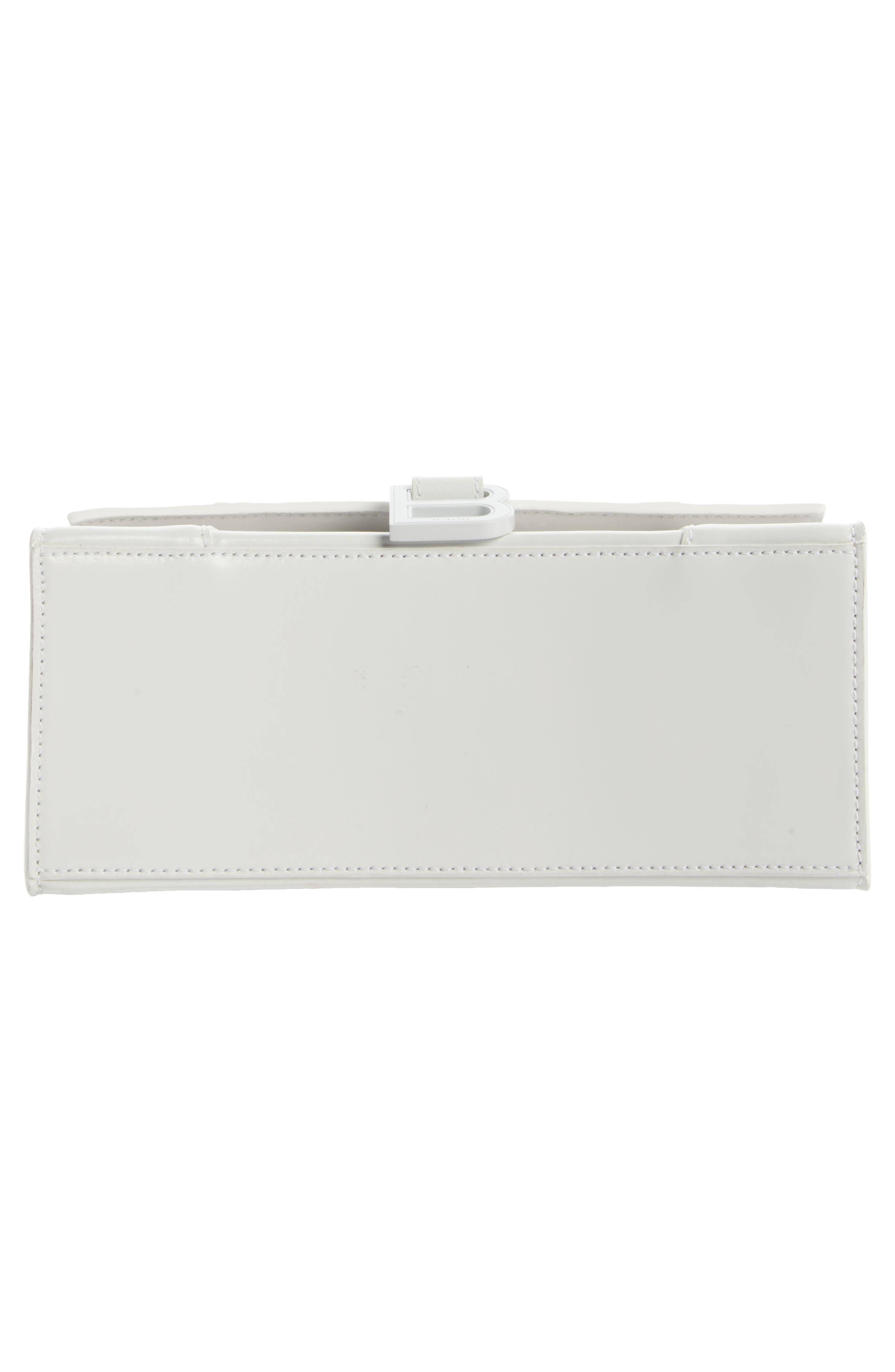 Balenciaga Hourglass Leather Top Handle Bag, Alternate, color, 