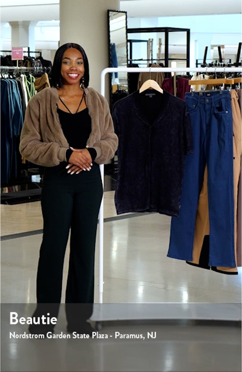 Carter Short Sleeve Mercerized Cotton Button-Up Shirt, sales video thumbnail