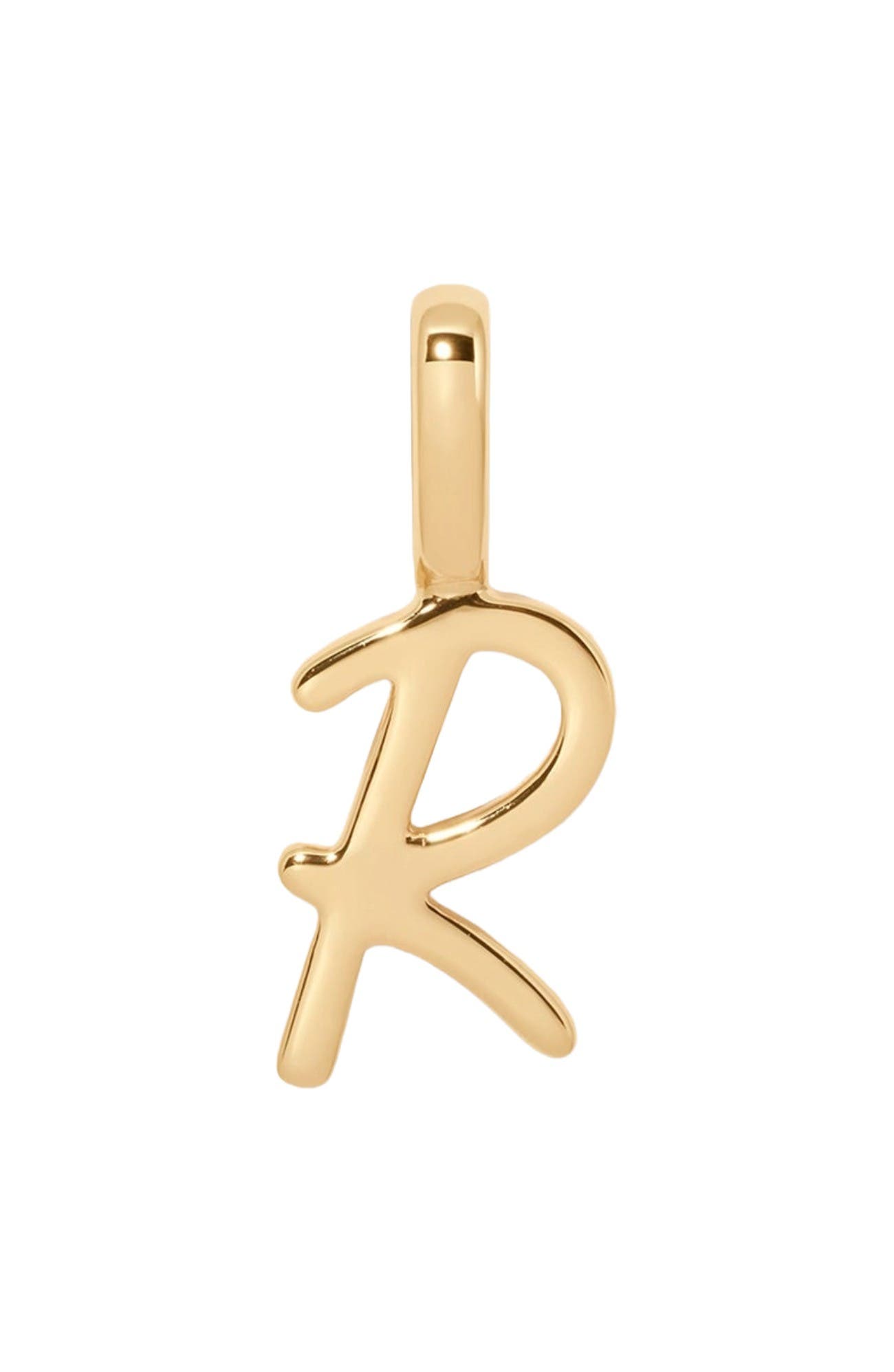 Gold Vermeil Initial R