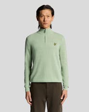 Lyle & Scott Lambswool Blend Quarter Zip Sweater
