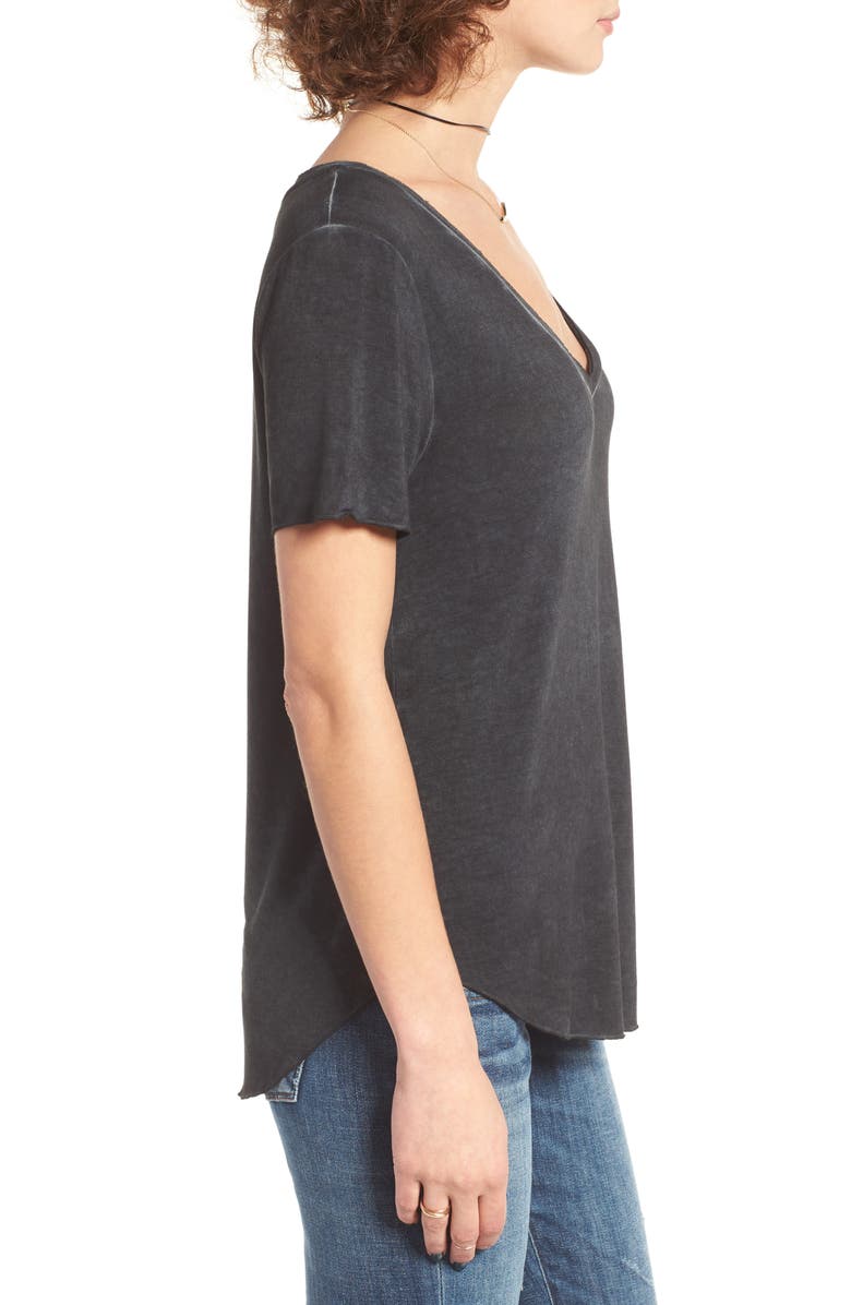 BP. Washed V-Neck Tee, Alternate, color,