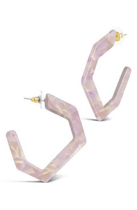 Open Geometric Hoop Earrings