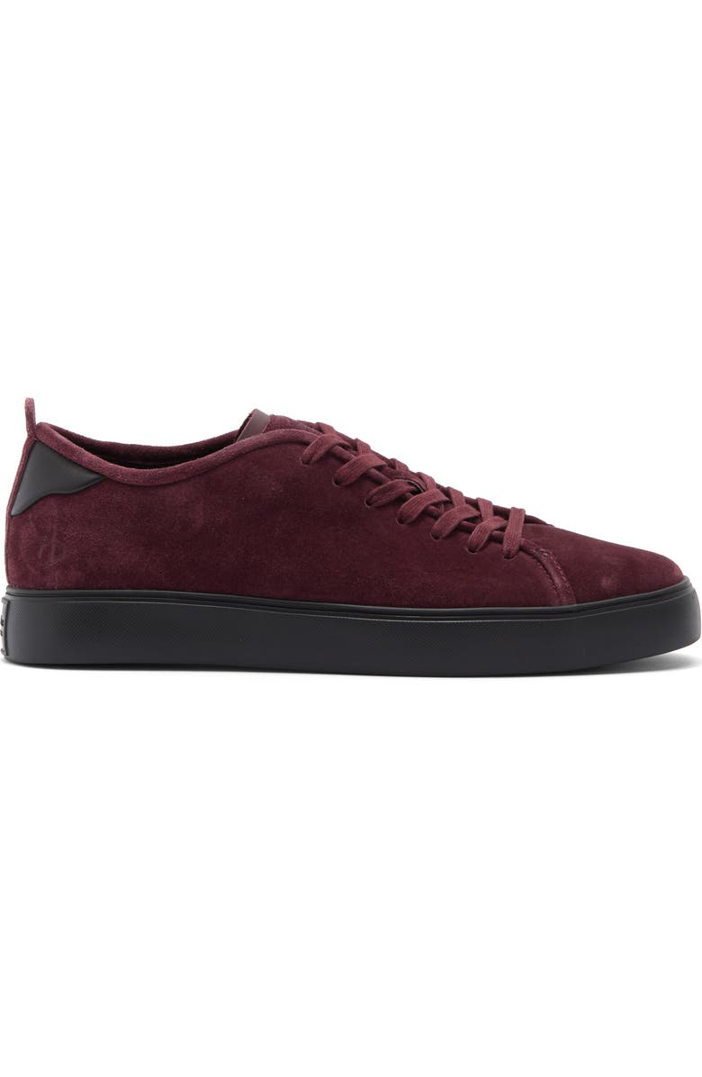 rag & bone Perry Sneaker, Alternate, color, Wine Suede