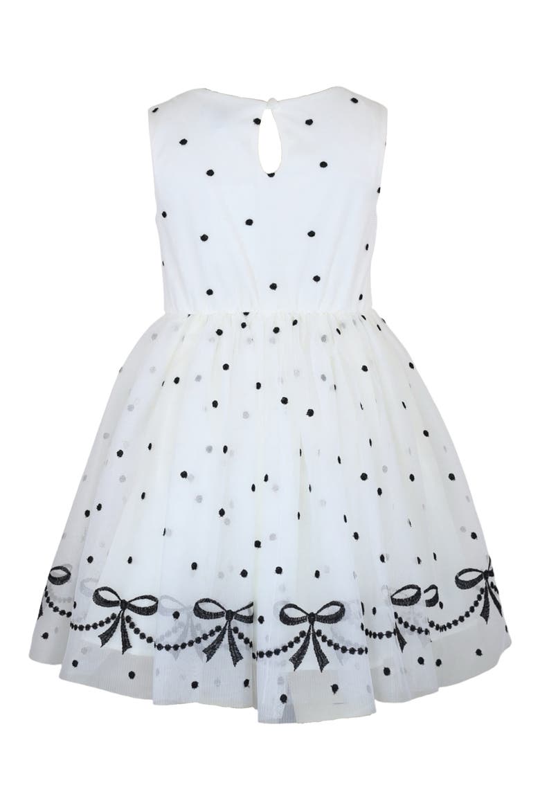 Kids' Sleeveless Party Dress & Velvet Bolero Jacket Set, Alternate, color, BLACK/ IVORY
