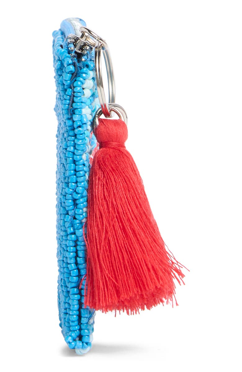 Collection XIIX Under the Sea Beaded Coin Pouch, Alternate, color, Blue Multi