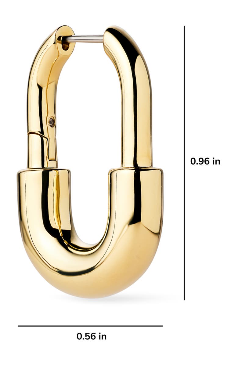 Ana Luisa Brynley Hoop Earrings, Alternate, color, Gold