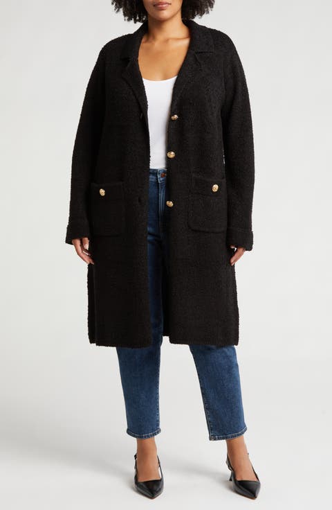 Whitney Bouclé Cardigan (Plus)