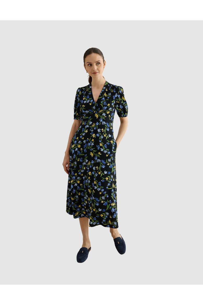 Sidonie Dress, Main, color, Navymulti