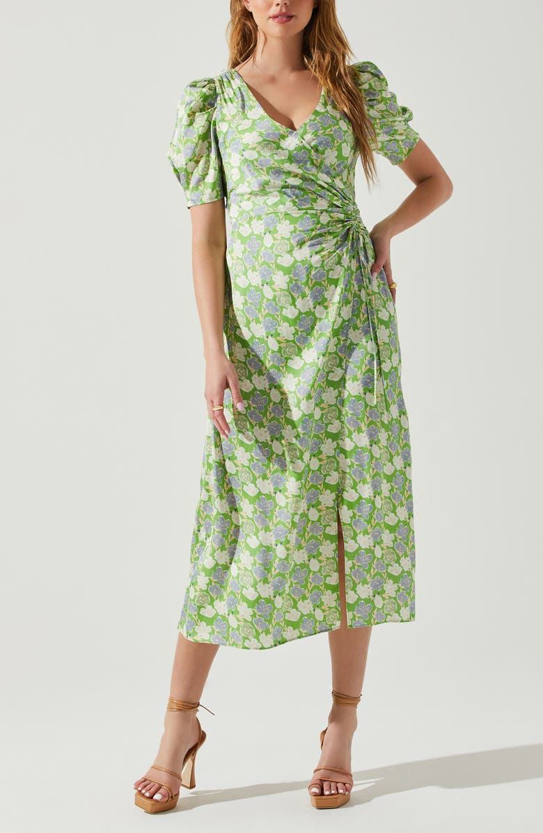 ASTR the Label Martina Ruched Dress, Alternate, color,