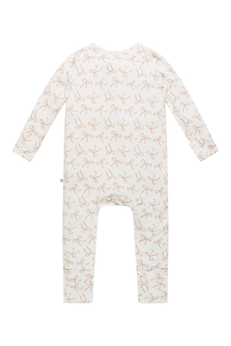 Day or Night Romper, Alternate, color, IVORY BOW