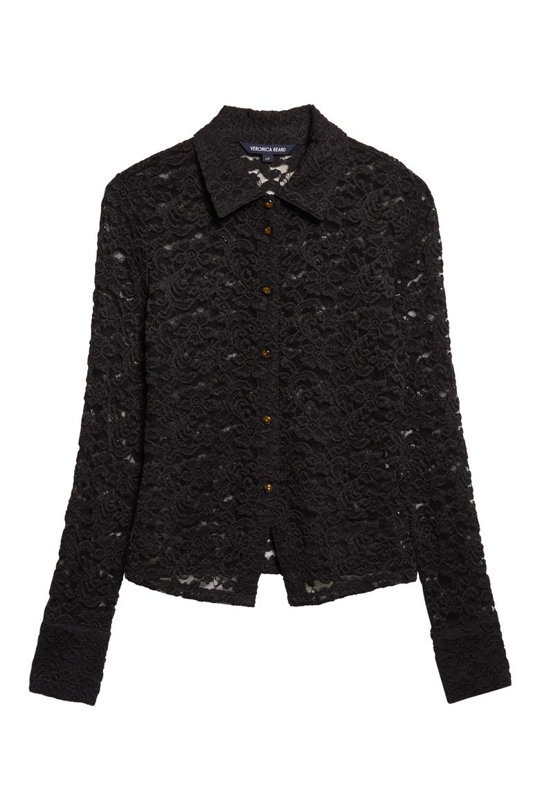 Wittaker Lace Shirt, Alternate, color, BLACK
