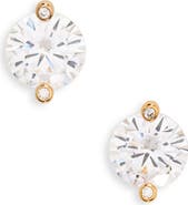 Kate Spade New York duo prong brilliant CZ stud earrings