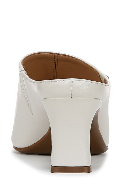 Naturalizer Imogen Slide Sandal In Warm White Faux Leather